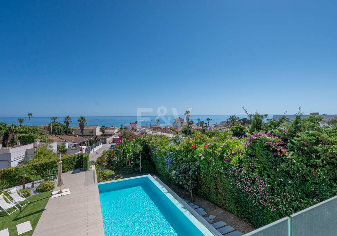Contemporary Villa Just Steps from the Beach in Marbella East