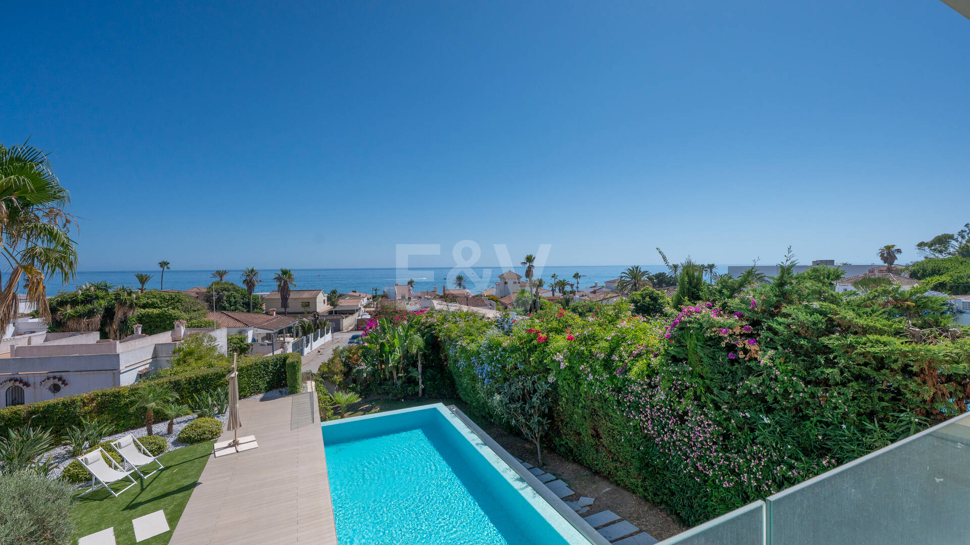 Contemporary Villa Just Steps from the Beach in Marbella East