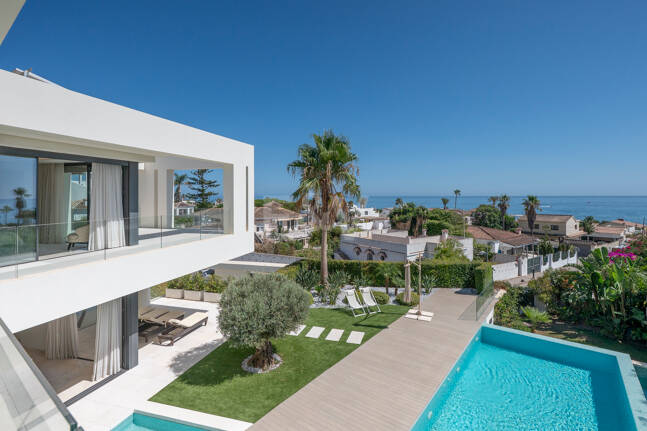 Contemporary Villa Just Steps from the Beach in Marbella East