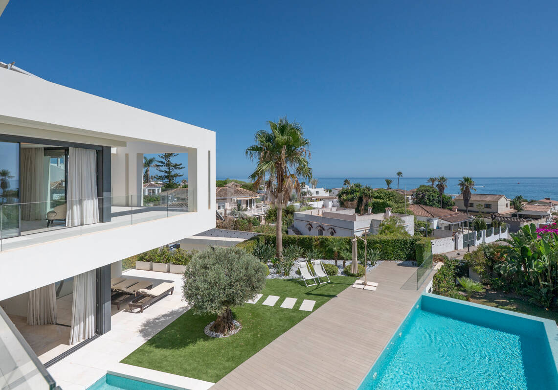 Contemporary Villa Just Steps from the Beach in Marbella East