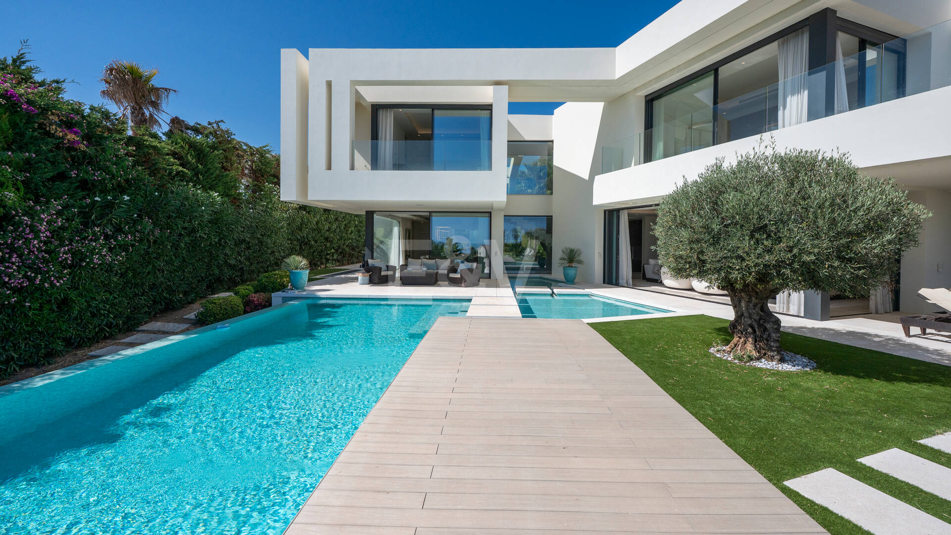 Contemporary Villa Just Steps from the Beach in Marbella East