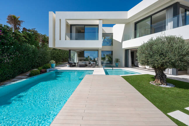Contemporary Villa Just Steps from the Beach in Marbella East