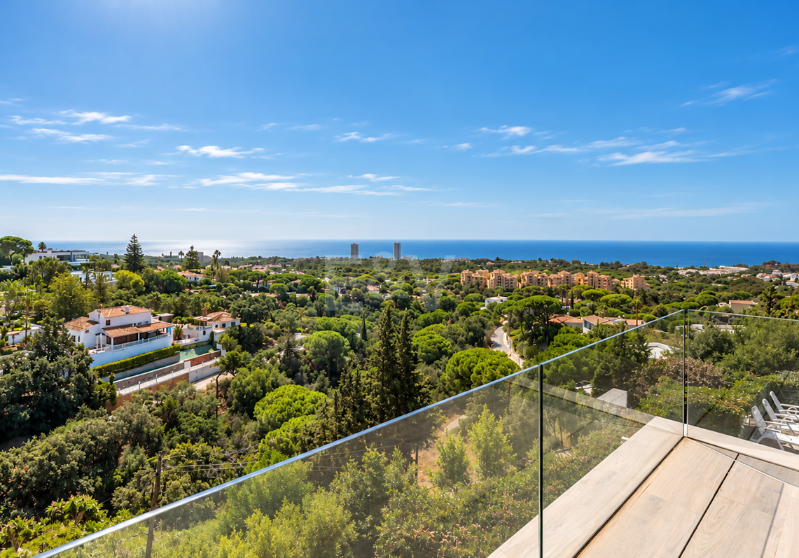 Luksusowa 7-sypialna willa z panoramicznymi widokiem na morze w Elvirii, Marbella