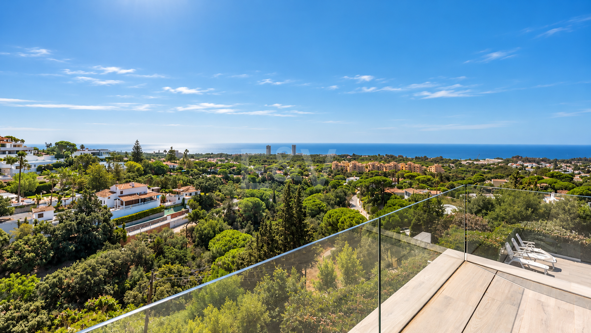 Luksusowa 7-sypialna willa z panoramicznymi widokiem na morze w Elvirii, Marbella