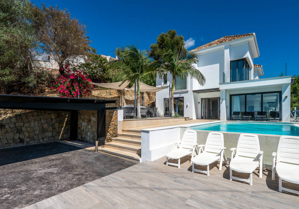 Luksusowa 7-sypialna willa z panoramicznymi widokiem na morze w Elvirii, Marbella