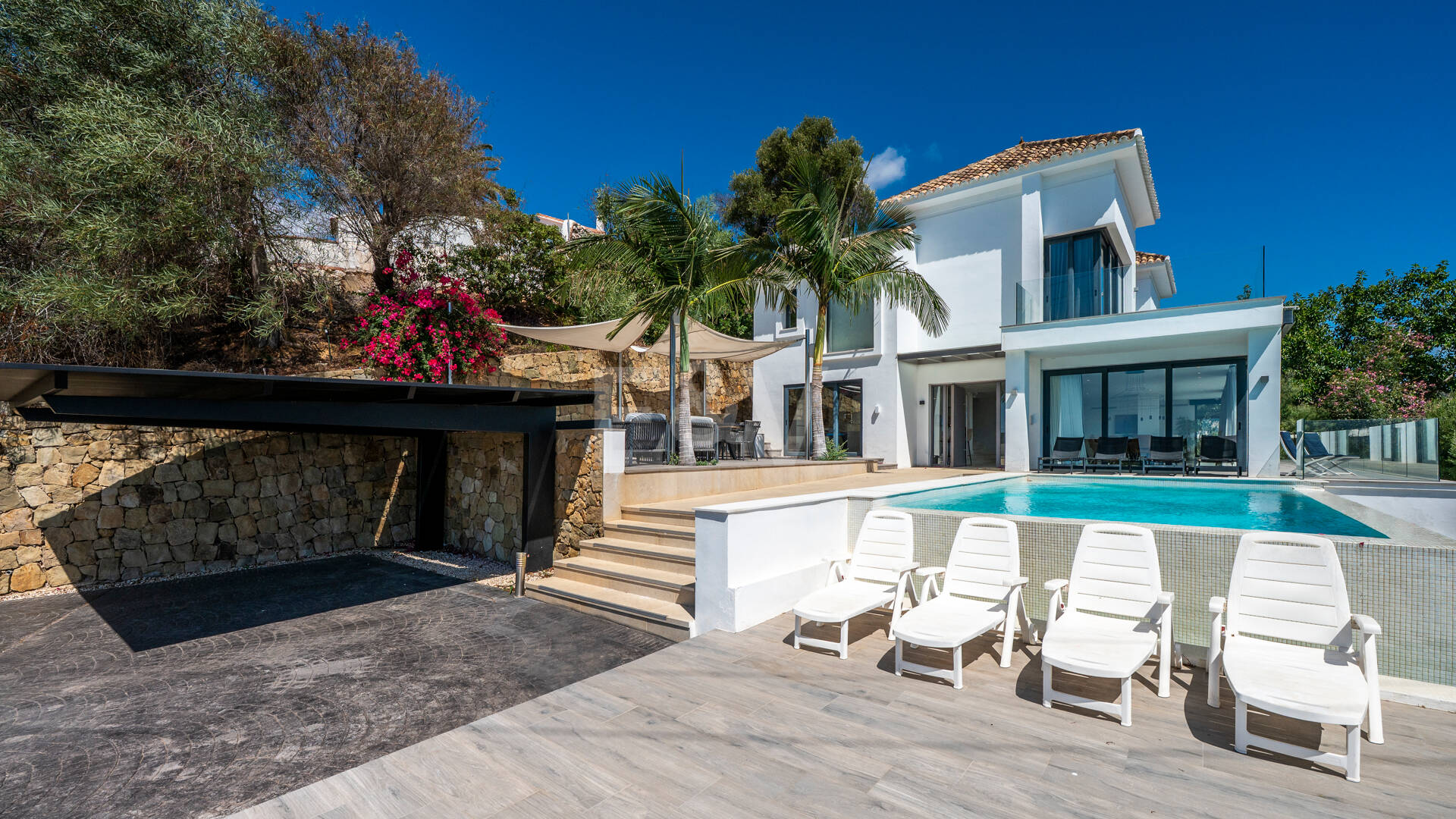 Luksusowa 7-sypialna willa z panoramicznymi widokiem na morze w Elvirii, Marbella