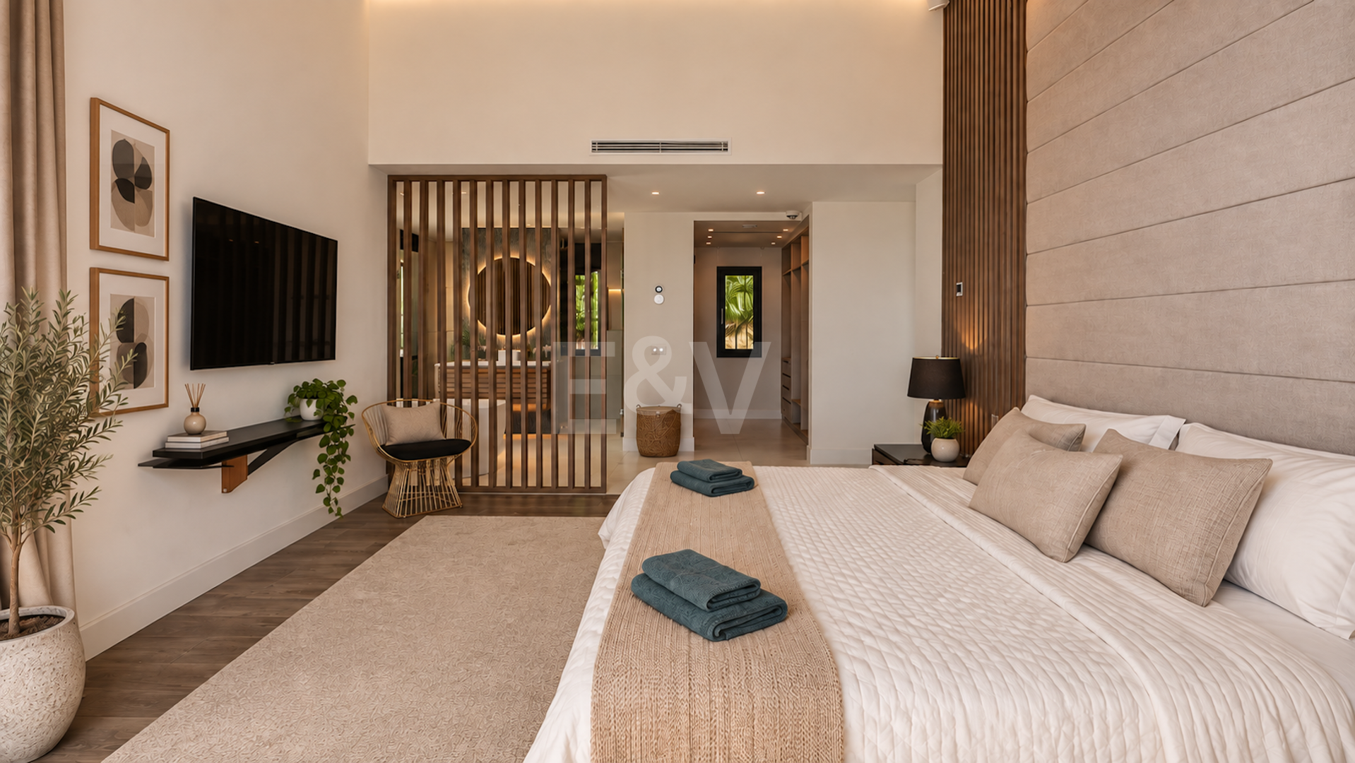 Luksusowa 7-sypialna willa z panoramicznymi widokiem na morze w Elvirii, Marbella