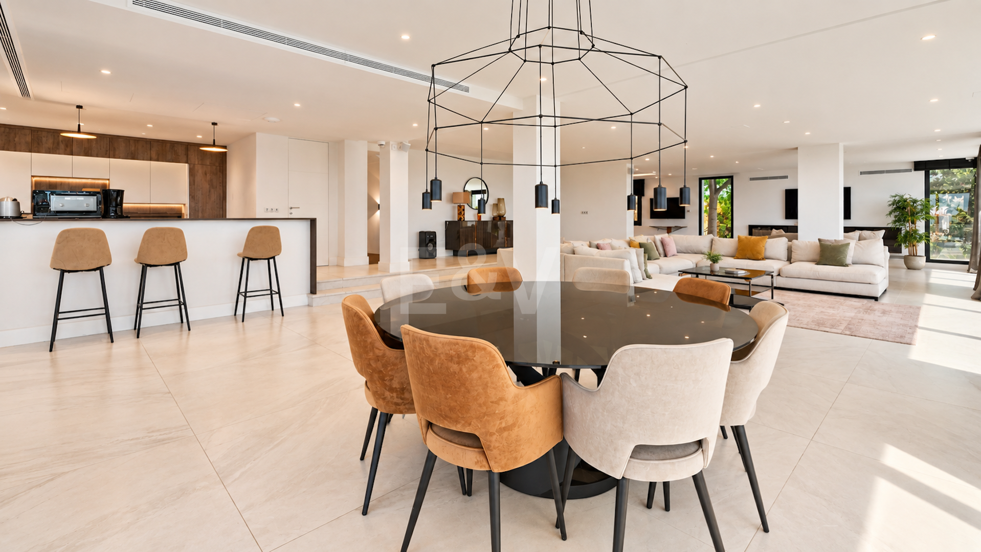Luksusowa 7-sypialna willa z panoramicznymi widokiem na morze w Elvirii, Marbella