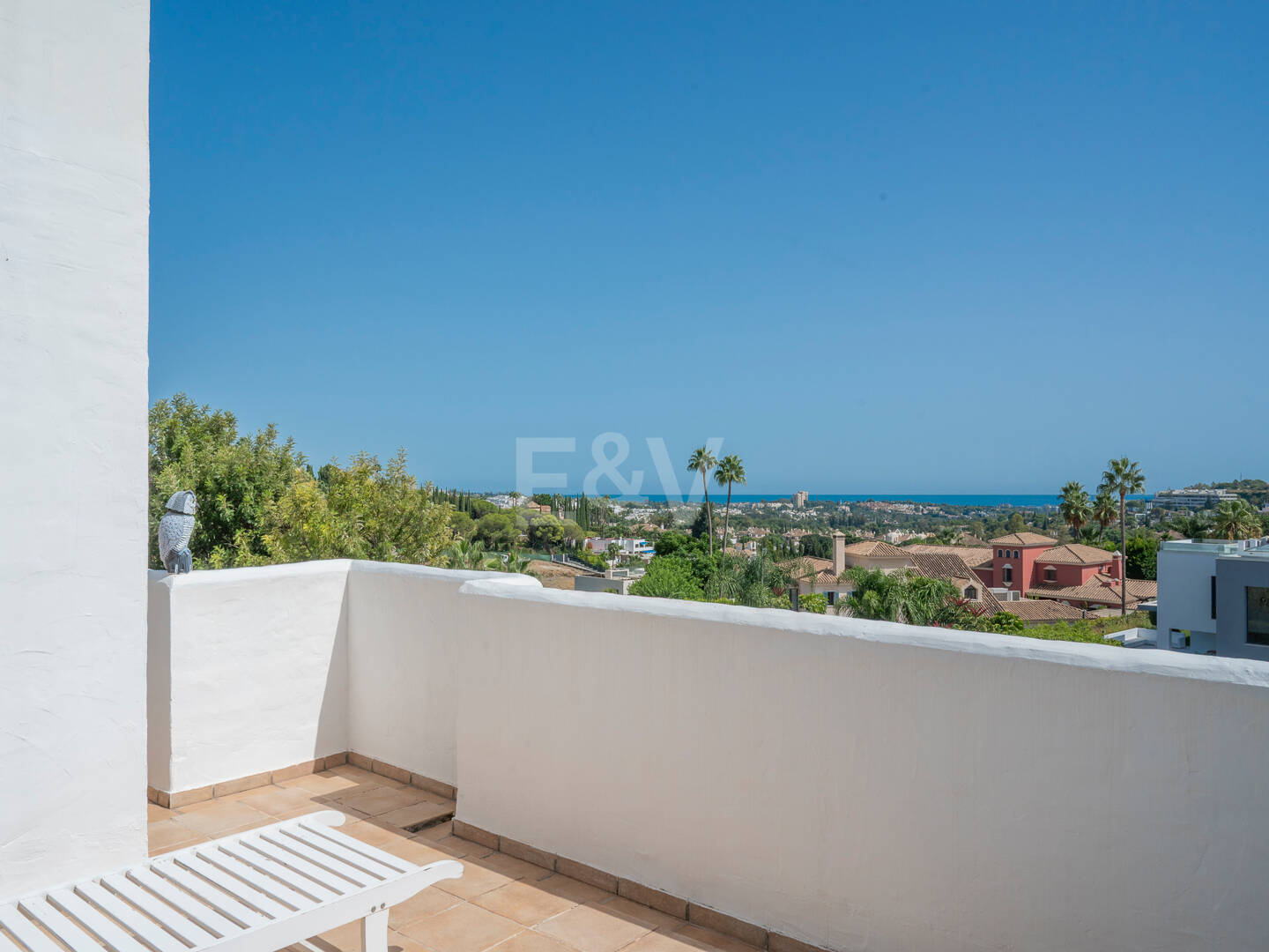 Penthouse Duplex avec vue panoramique imprenable sur la mer en communauté fermée à Nueva Andalucía