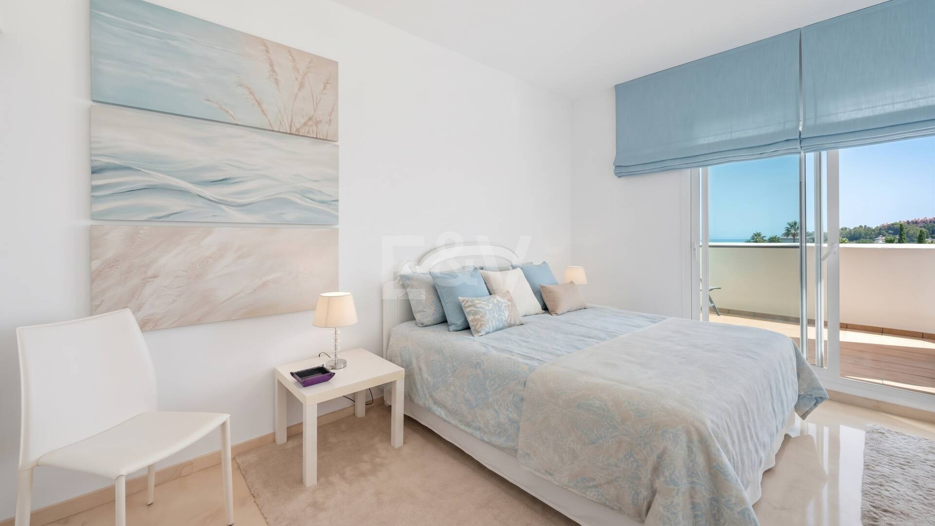 Penthouse Duplex avec vue panoramique imprenable sur la mer en communauté fermée à Nueva Andalucía