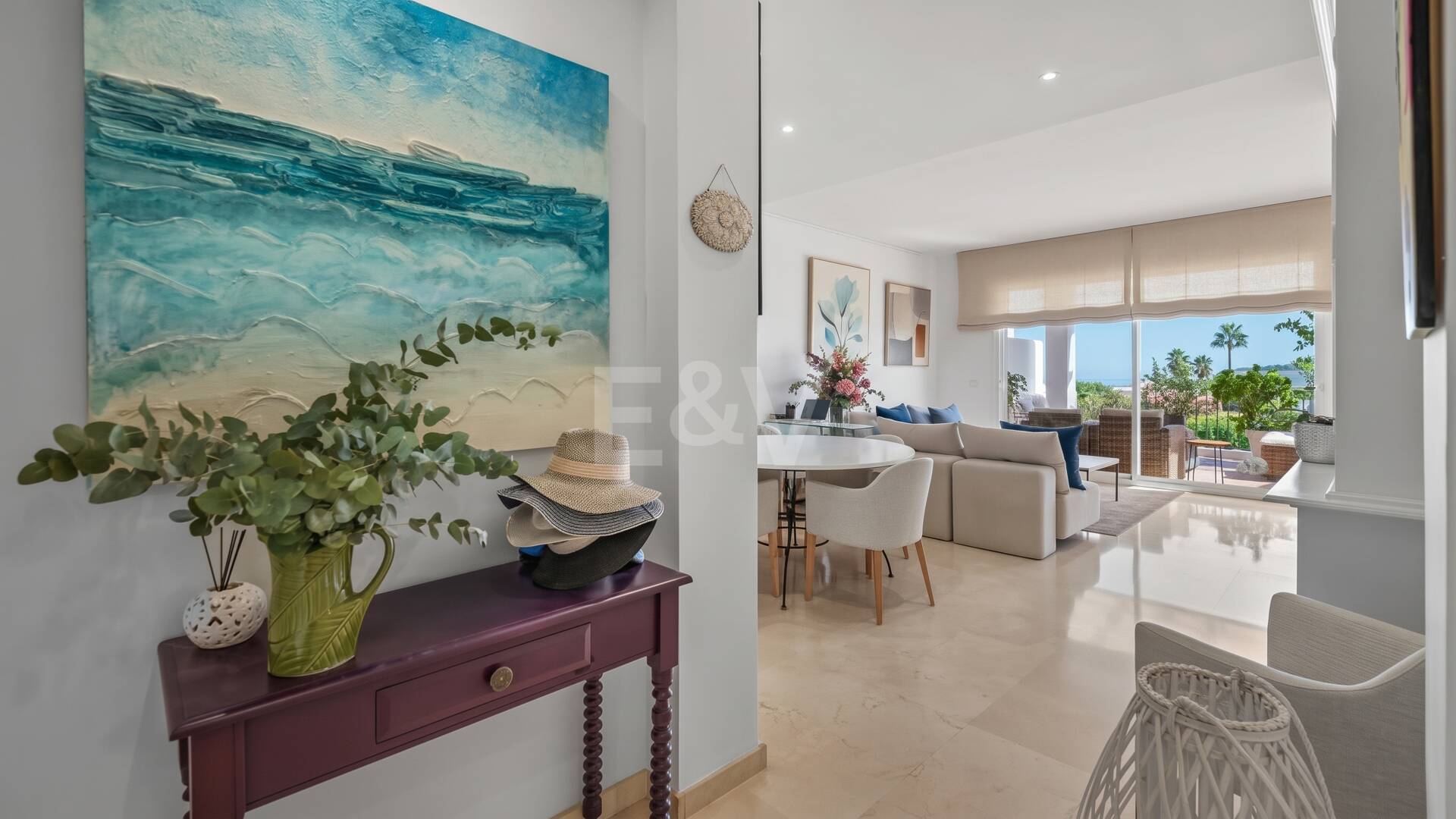 Penthouse Duplex avec vue panoramique imprenable sur la mer en communauté fermée à Nueva Andalucía