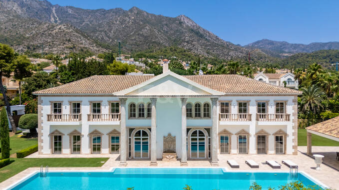 Wyjątkowy Palatial Estate z Grand Interior w Sierra Blanca, Marbella