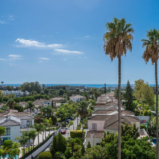 Appartement avec vue sur la mer panoramique à Guadalmina Alta