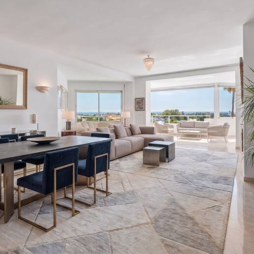 Appartement avec vue sur la mer panoramique à Guadalmina Alta
