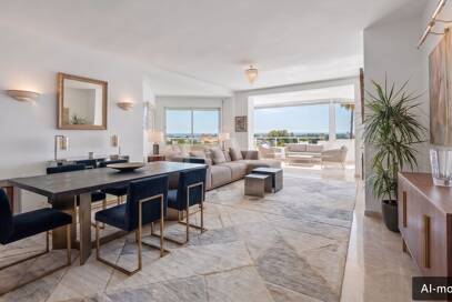 Appartement avec vue sur la mer panoramique à Guadalmina Alta