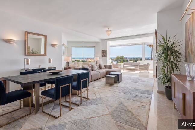 Appartement avec vue sur la mer panoramique à Guadalmina Alta