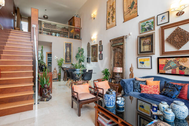 Casa adosada contemporánea con vistas panorámicas al mar y la montaña en El Paraíso Alto