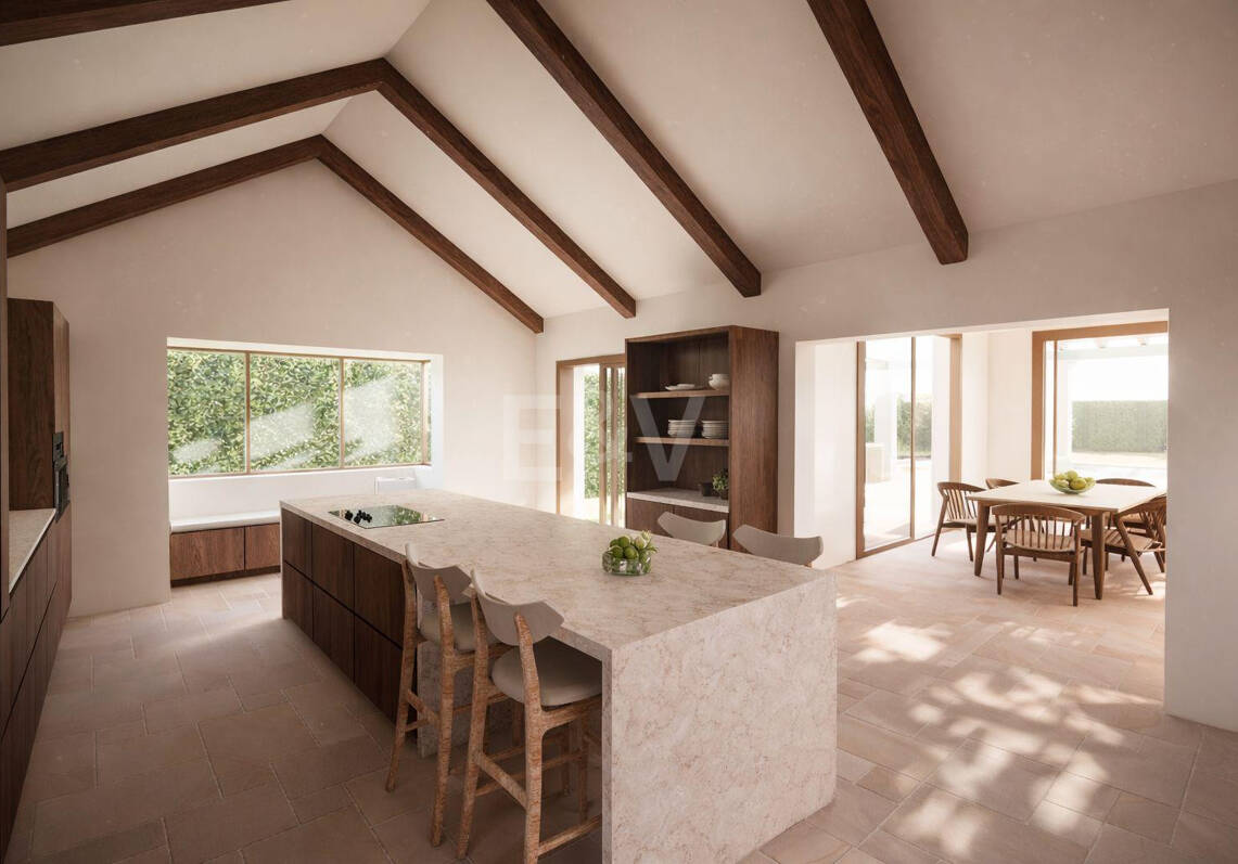 Elegante andalusische Villa mit moderner Innenausstattung und Meerblick in El Rosario