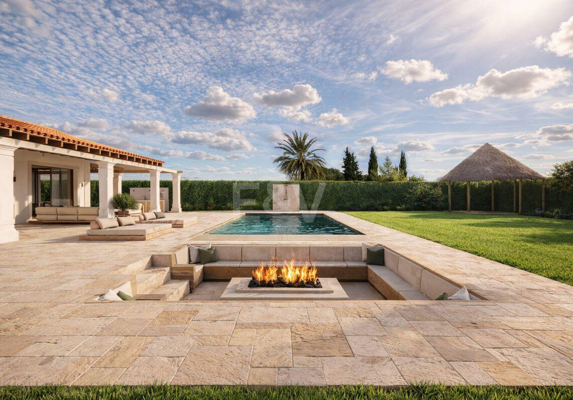 Elegante andalusische Villa mit moderner Innenausstattung und Meerblick in El Rosario