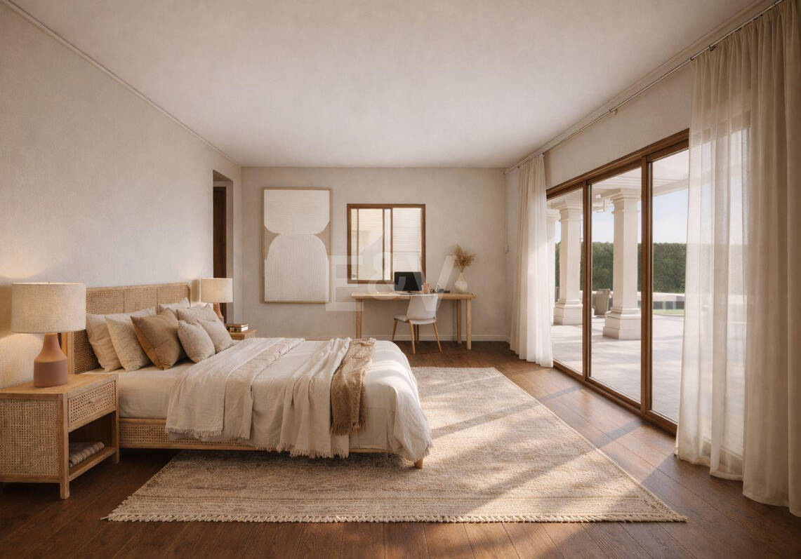 Elegante andalusische Villa mit moderner Innenausstattung und Meerblick in El Rosario