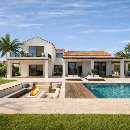 Elegante andalusische Villa mit moderner Innenausstattung und Meerblick in El Rosario