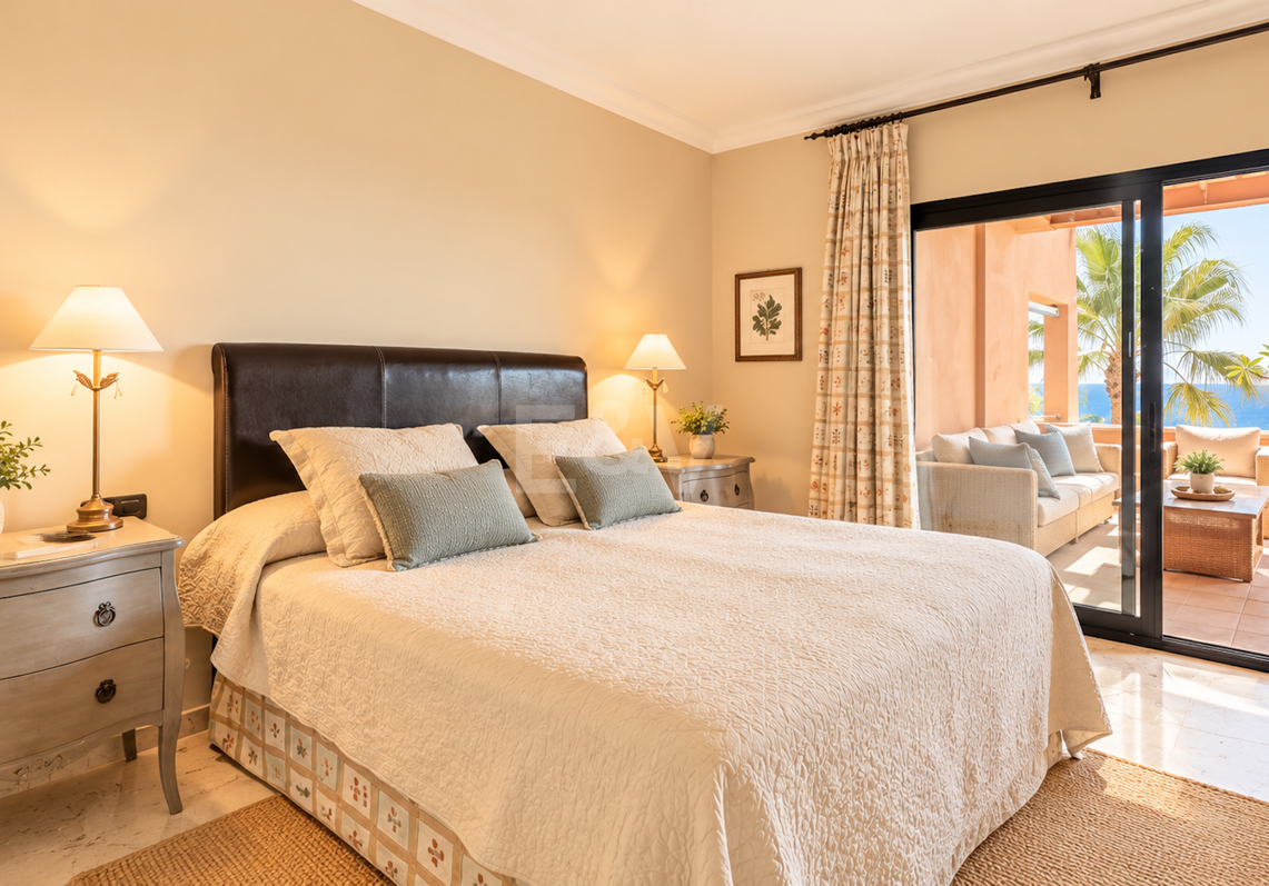 Elegancki Penthouse z widokiem na morze panoramiczne w El Rosario, Marbella
