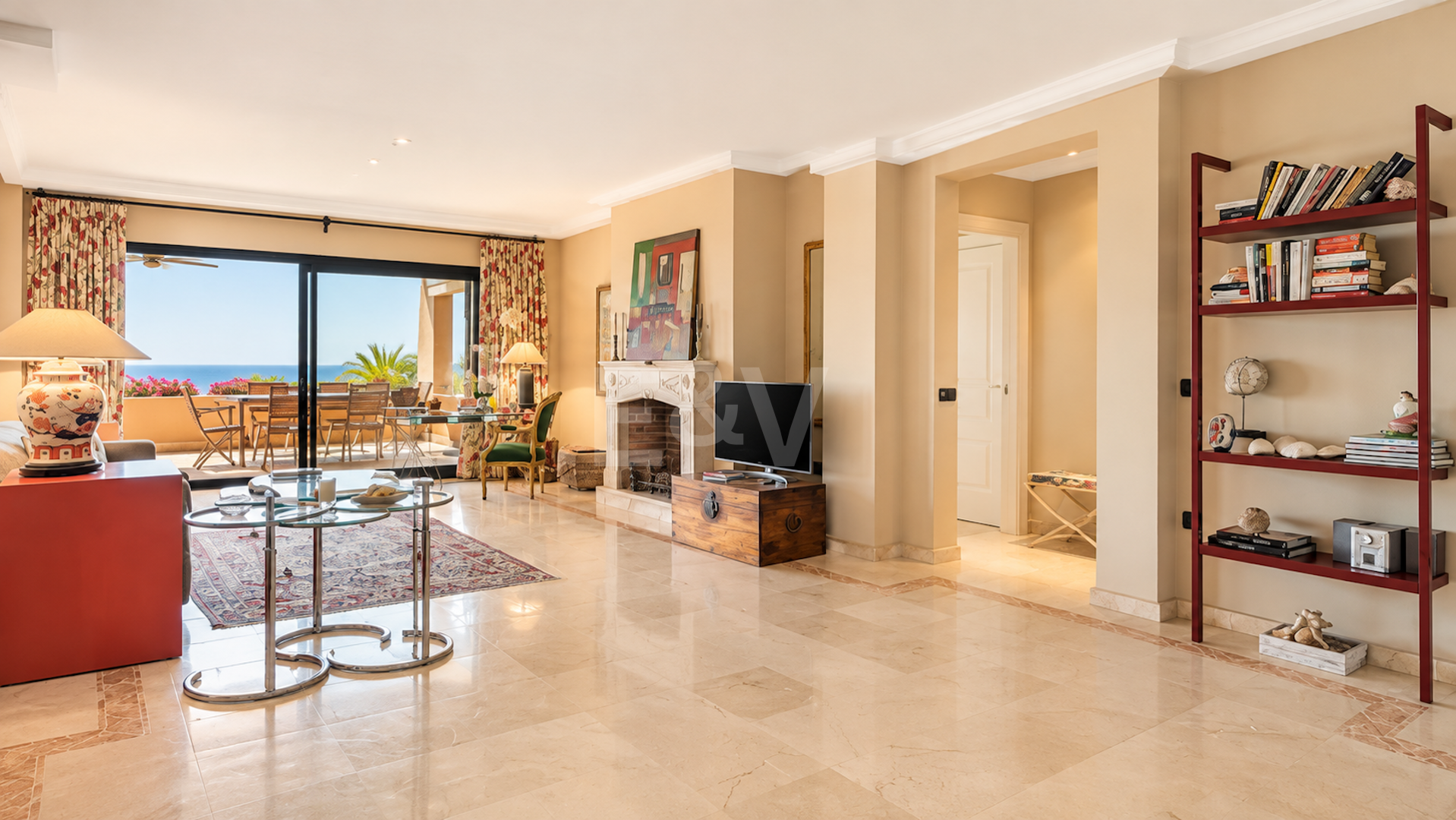 Elegancki Penthouse z widokiem na morze panoramiczne w El Rosario, Marbella