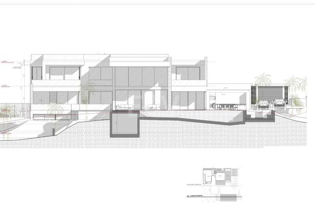 Projekt för nybyggd villa med panoramautsikt över havet i Hacienda Las Chapas, garanterad licens