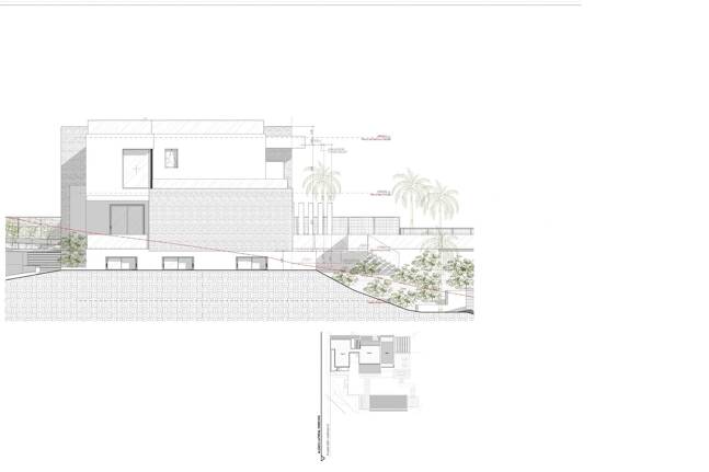 Projekt för nybyggd villa med panoramautsikt över havet i Hacienda Las Chapas, garanterad licens