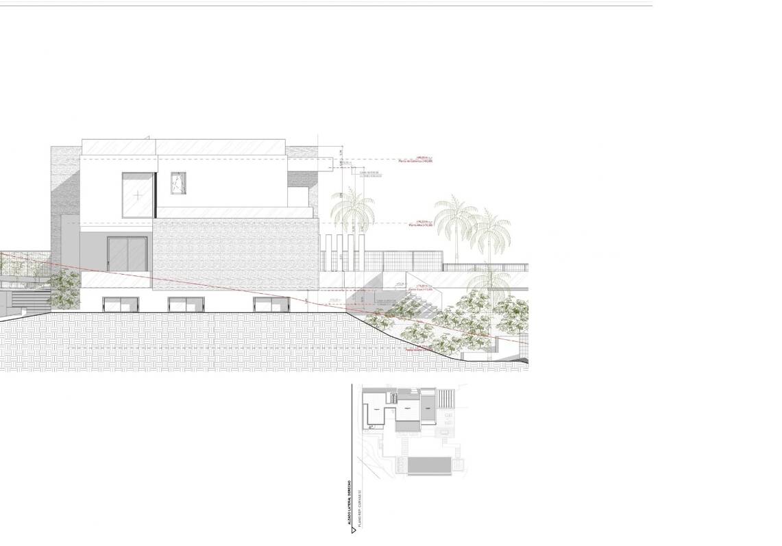 Projekt för nybyggd villa med panoramautsikt över havet i Hacienda Las Chapas, garanterad licens