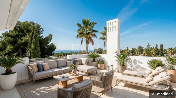 Contemporary Villa with Panoramic Sea Views near Marbella Club on the Golden Mile