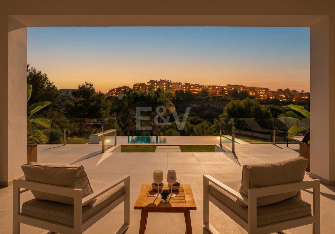 Villa Andrea - Chef-d'œuvre contemporain en première ligne de golf à Santa Maria Golf, Elviria