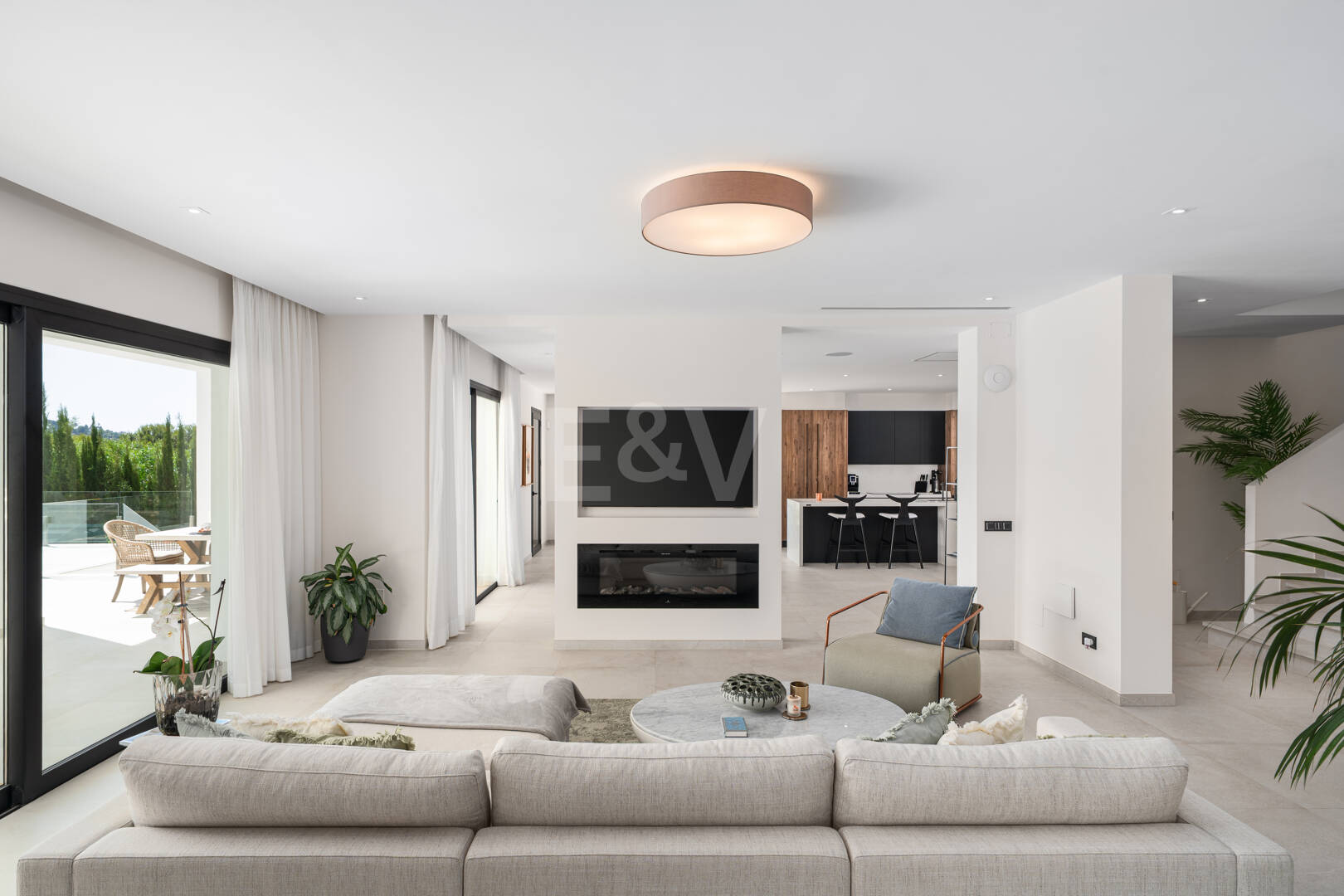 Villa Andrea - Chef-d'œuvre contemporain en première ligne de golf à Santa Maria Golf, Elviria