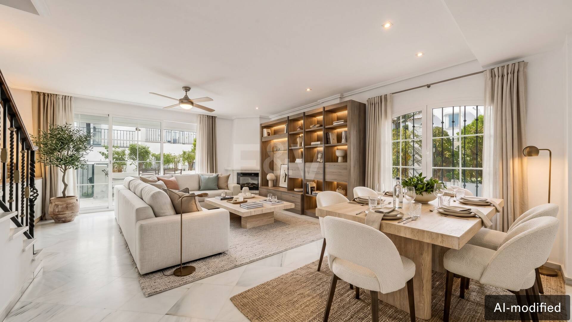 Amplia casa adosada en esquina con potencial de inversión en Arco Iris, Milla de Oro de Marbella