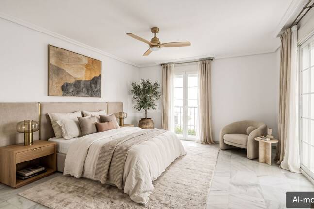 Amplia casa adosada en esquina con potencial de inversión en Arco Iris, Milla de Oro de Marbella