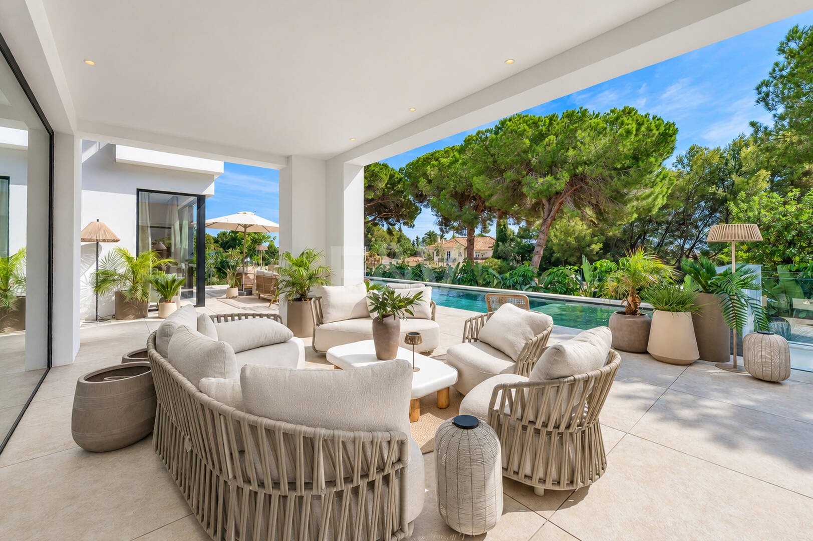 Exclusiva villa en construcción en Nagüeles
