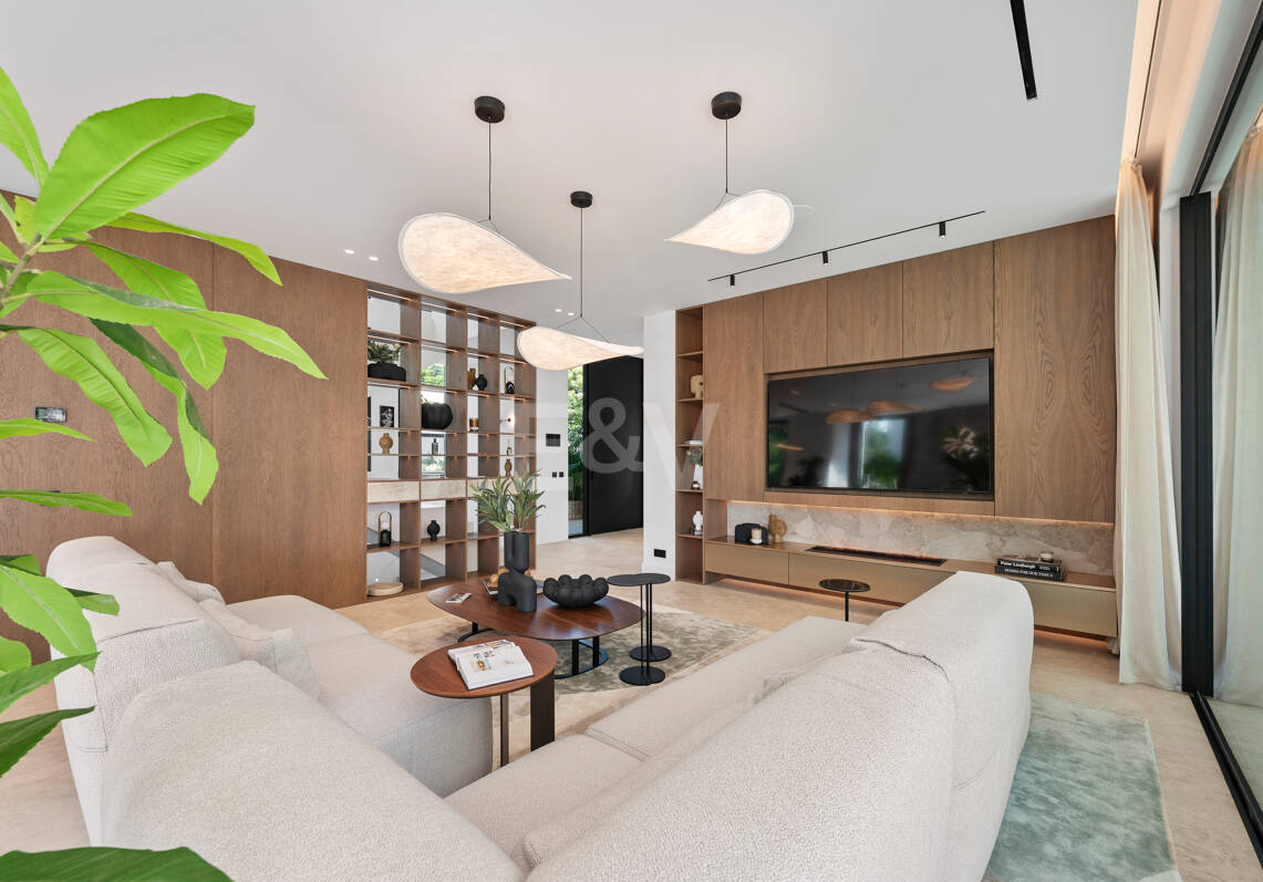 Exclusiva villa en construcción en Nagüeles