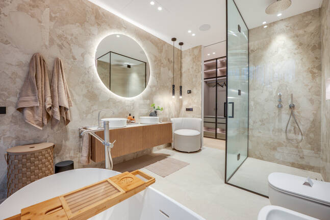 Exclusiva villa en construcción en Nagüeles