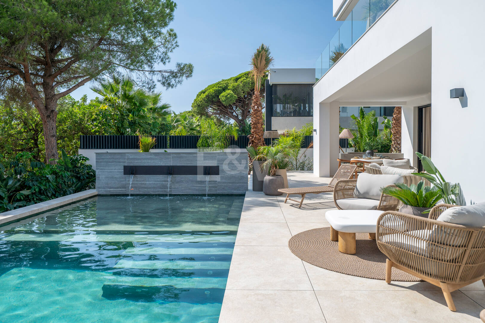 Exclusiva villa en construcción en Nagüeles