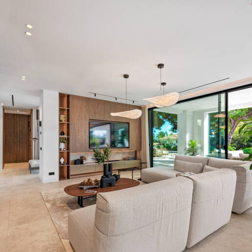 Exclusiva villa en construcción en Nagüeles