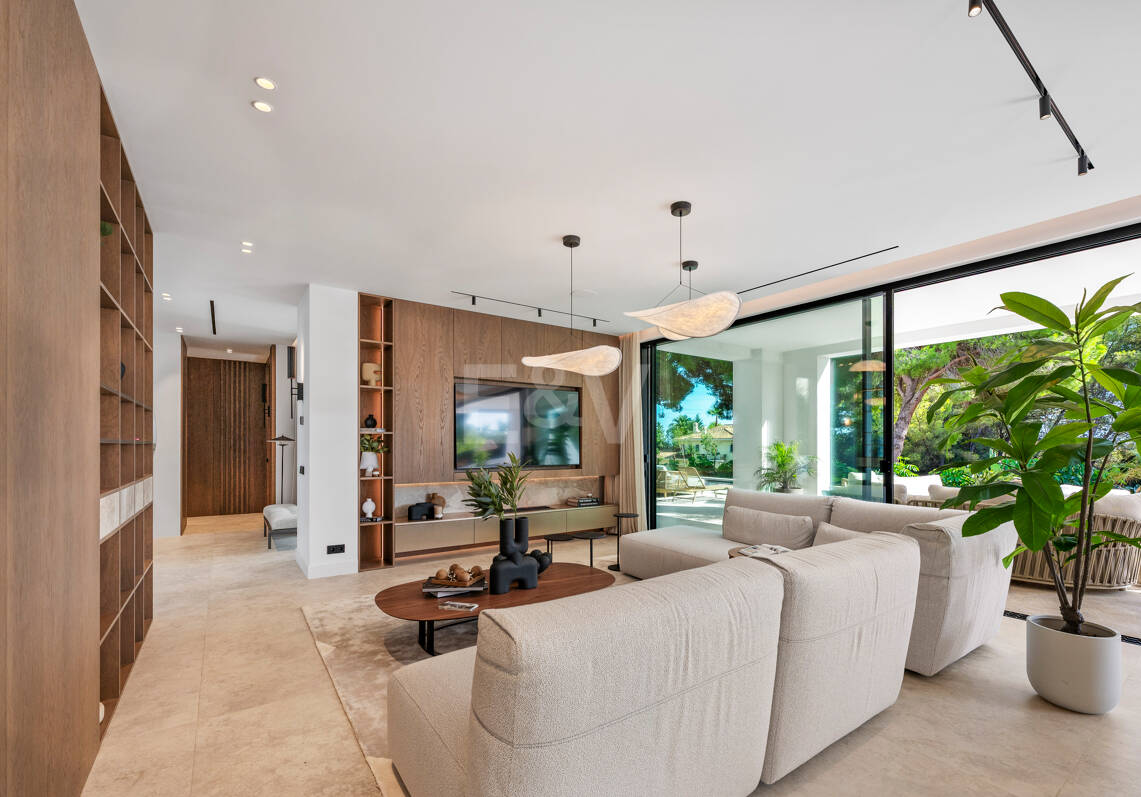 Exclusiva villa en construcción en Nagüeles