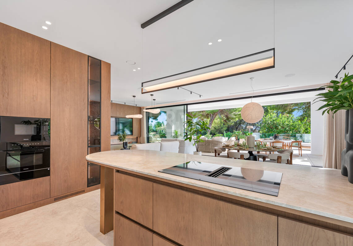 Exclusiva villa en construcción en Nagüeles