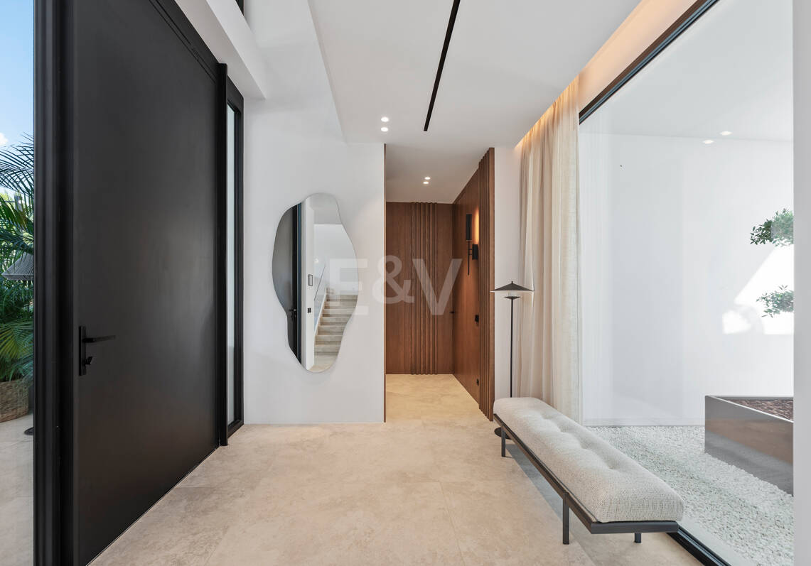 Exclusiva villa en construcción en Nagüeles