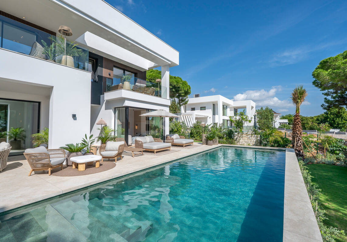 Exclusiva villa en construcción en Nagüeles