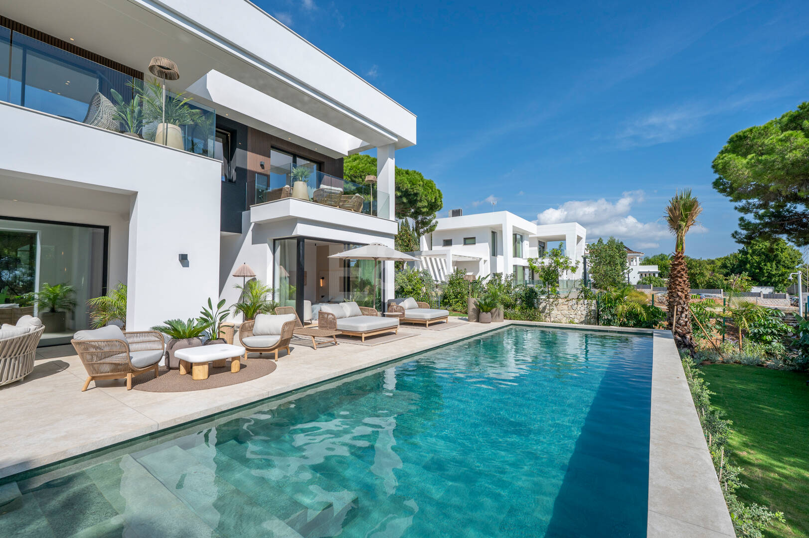 Exclusiva villa en construcción en Nagüeles