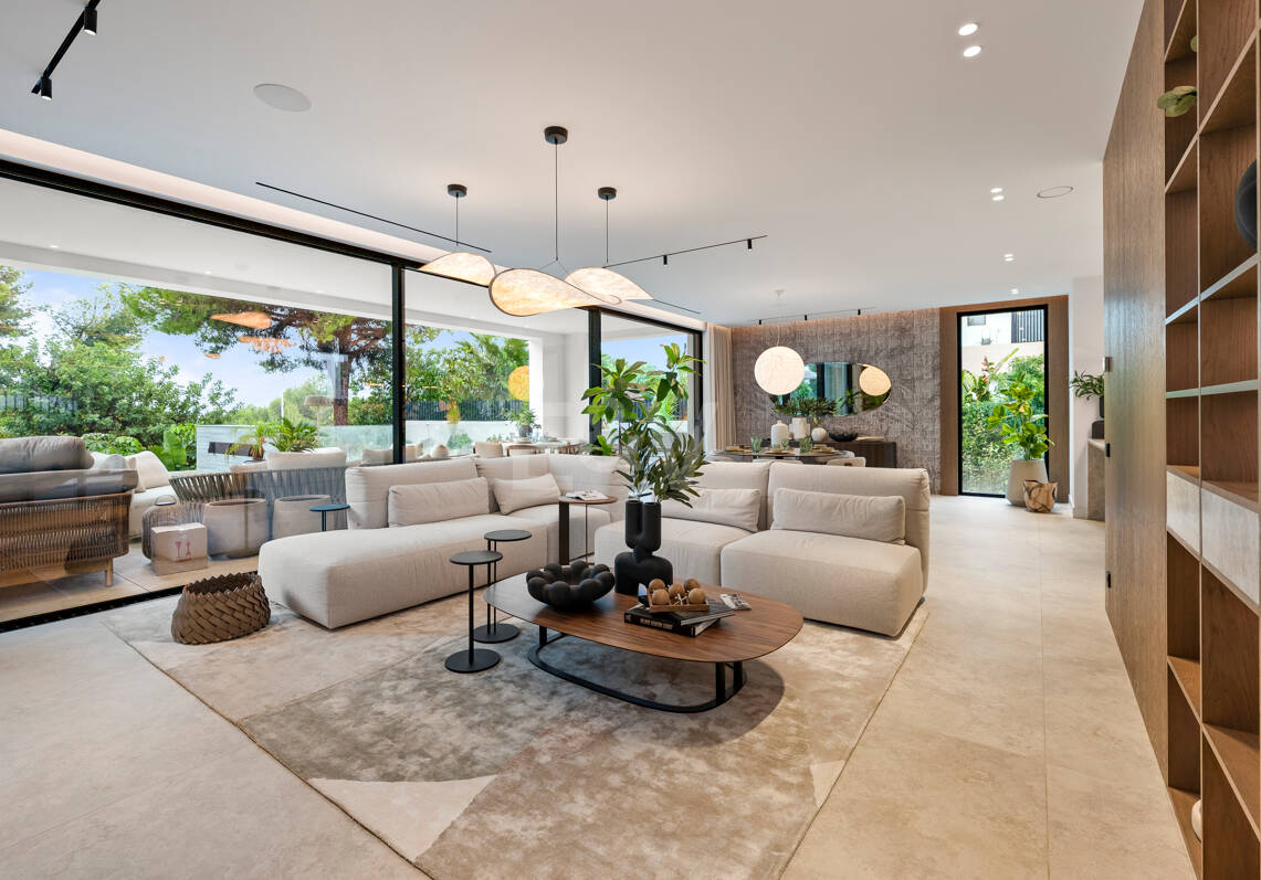 Exclusiva villa en construcción en Nagüeles