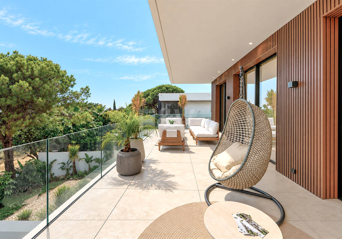 Exclusiva villa en construcción en Nagüeles