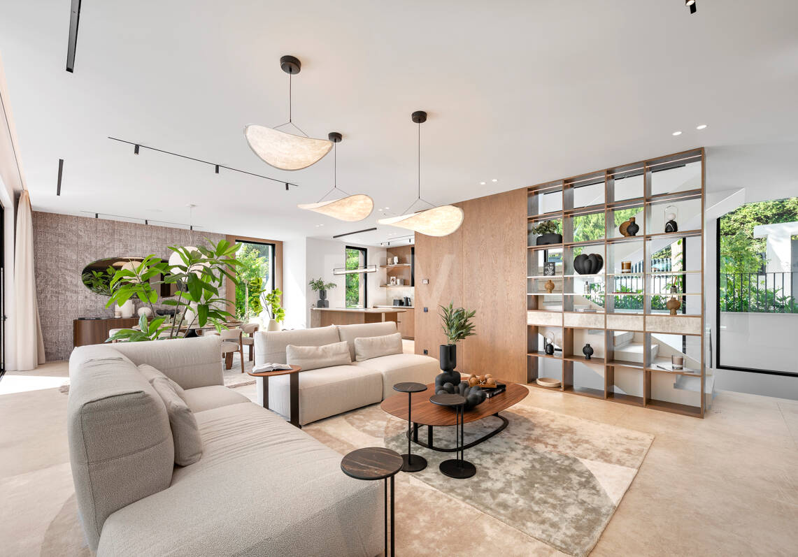 Exclusiva villa en construcción en Nagüeles