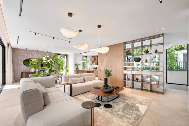 Exclusiva villa en construcción en Nagüeles