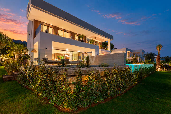 Exclusiva villa en construcción en Nagüeles